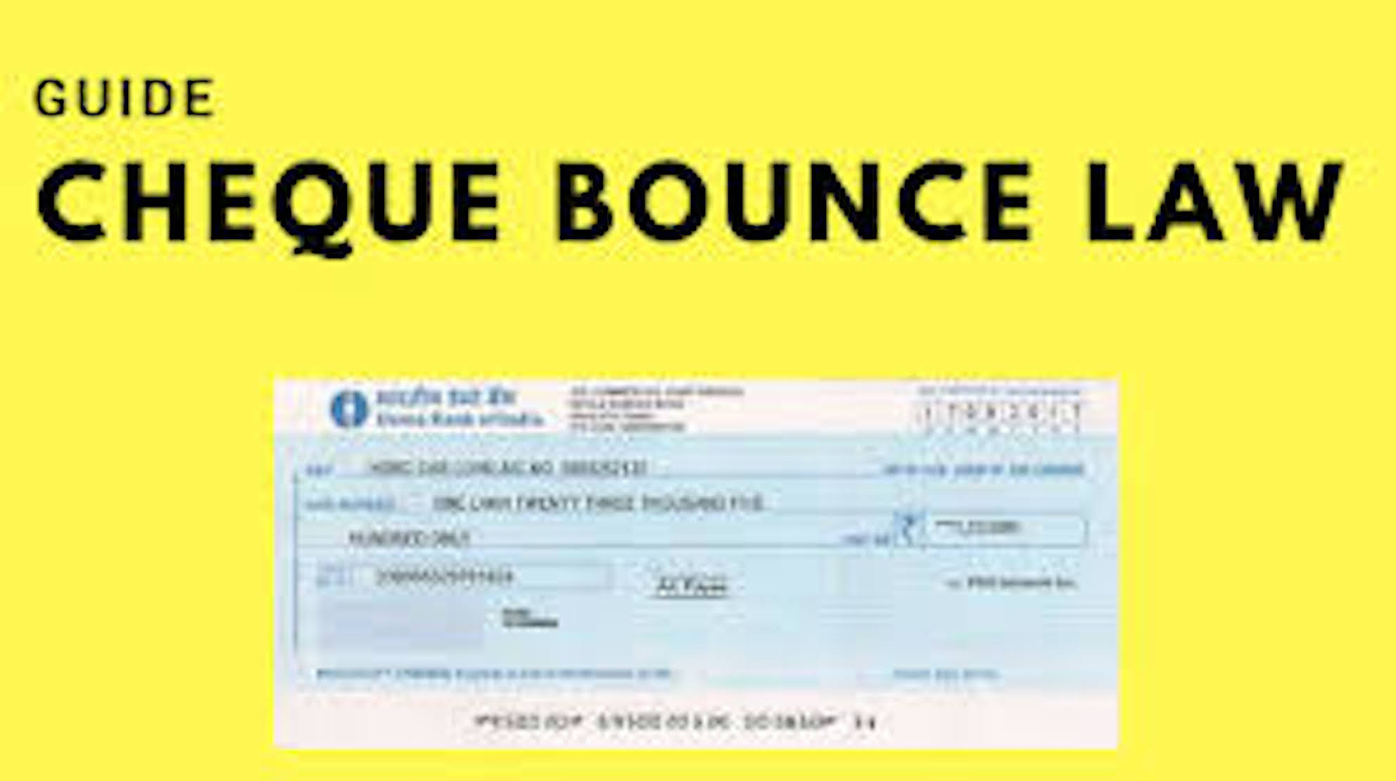 Cheque Bounce Case